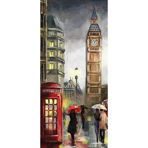 Blue Focus 128 Piece Jigsaw Puzzle London