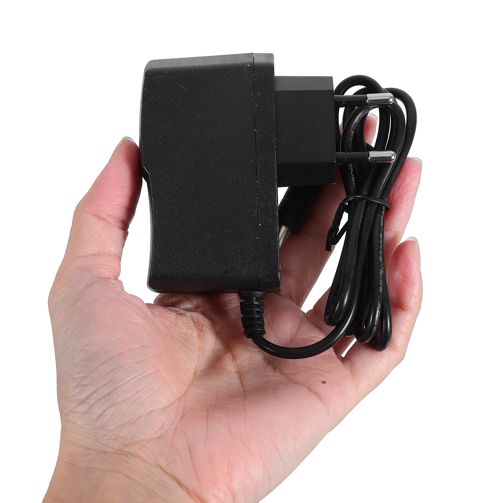 

6V 1A Power Adapter with 5.5mm X 2.1mm Plug Eu Version Ac 100-240V Input Dc Output Black Compact for Home Office Travel