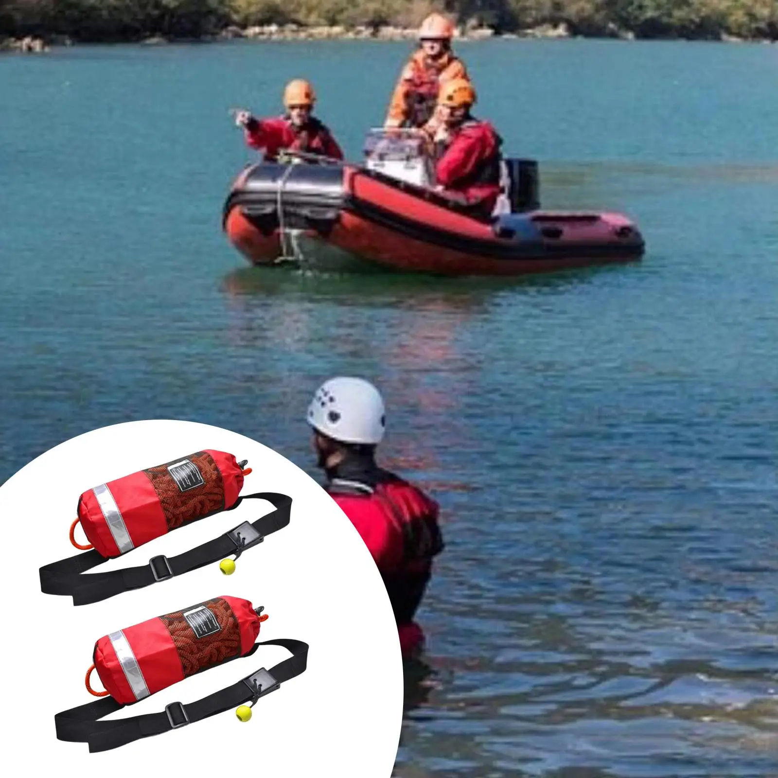 في الهواء الطلق رمي حبل حقيبة عائمة ملحق السلامة البحرية لقوارب الصيد التجديف التجديف الإبحار