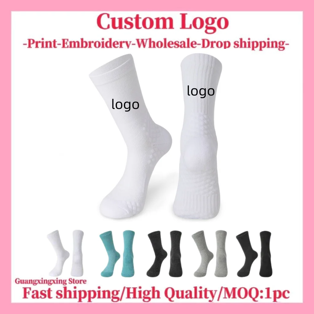 

Customized Logo for socks Customized men's business socks Unisex socks 3D printed pictures Customized your design photos