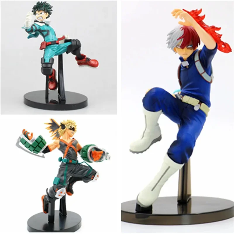 My Hero Academia Todoroki Shoto Izuku Midoriya Deku Bakugou Katsuki 3th Ver. Фигурка из ПВХ, Коллекционная модель без героя