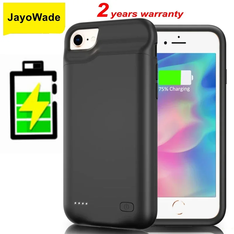 JayoWade New 10000Mah For IPhone 6 6S 7 8 SE 2020 4.7 Inch Battery Charger Case Power Bank Power Case For IPhone 6 Battery Cases