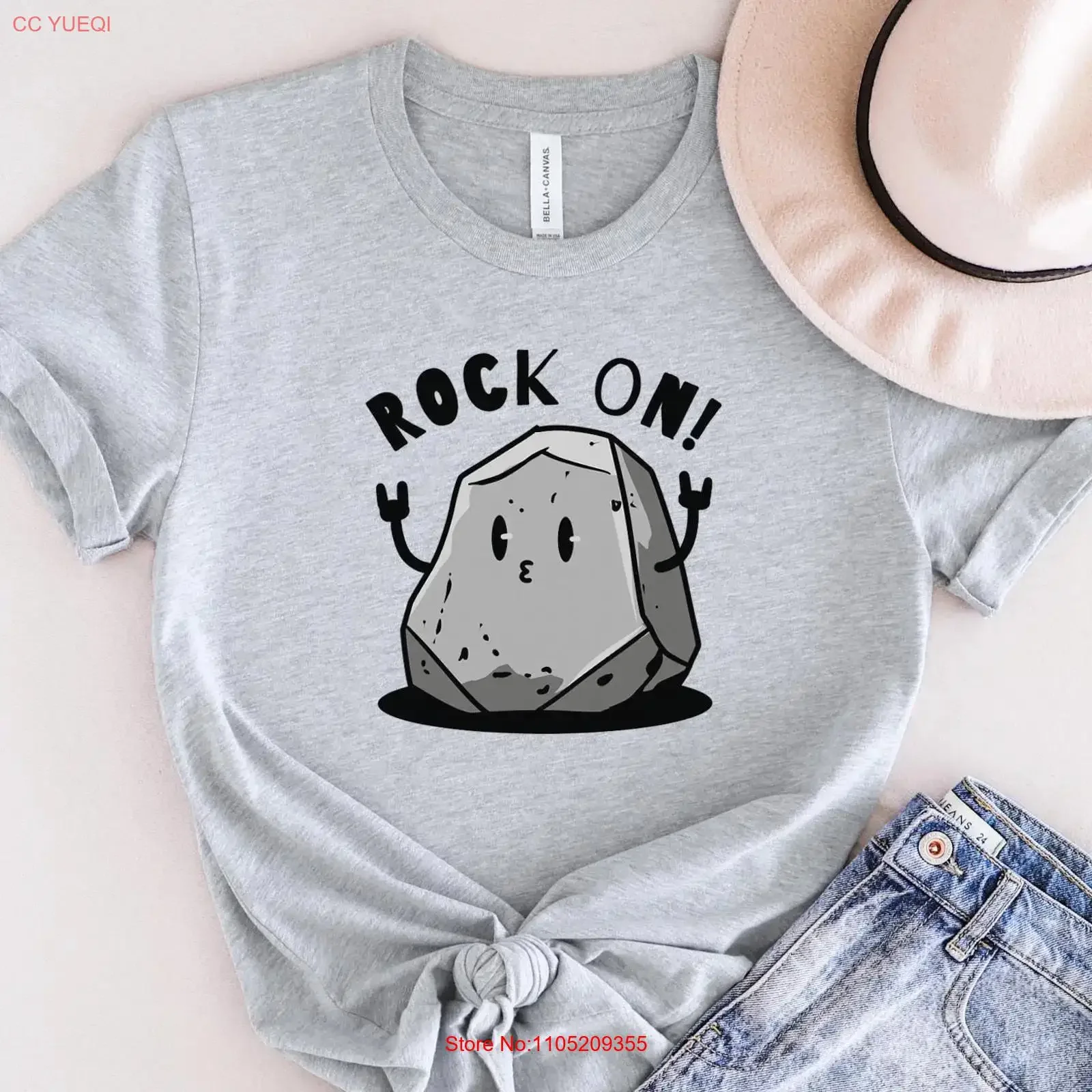 مضحك روك على تي شيرت ماما الروك الأسرة خمر غسلها للارتداء اليومي امتدت تنوعا عادية لينة أوم الشارع الشهير