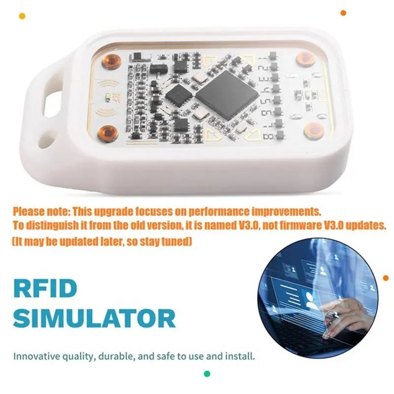 B29C-Chameleon V3.0 RFID Smart Chip Emulator Reader 125K 13.56Mhz ID IC Smart Card Tag Copyer NFC Read Writer+5XUID Keychain