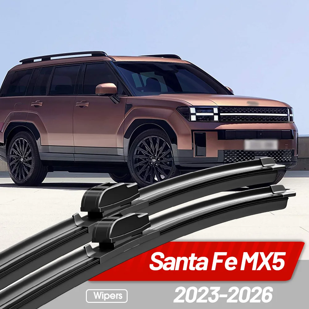 

For Hyundai Santa Fe MX5 2023-2026 Front Wiper Blades Windshield Windscreen Window Accessories 26"18" 2024 2025