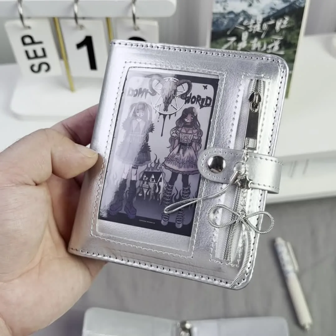 Japanisches Retro-Notizbuch mit schwarzem Fenster, M5, lose Blätter, PU-Leder, abnehmbar, hochwertig, tragbar, DIY-Notizbuch, dekorativ, niedliches Geschenk – Detail 9