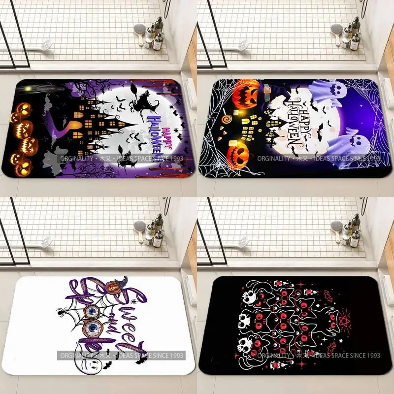 

Happy Halloween Digital Mat Living Room Decoration Home Sofa Non-Slip Carpet Study Bedroom Tatami Children'S Soft Floor Mat