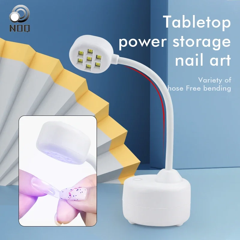 مجموعة أظافر قابلة لإعادة الشحن بالأشعة فوق البنفسجية LED، ضوء الأشعة فوق البنفسجية لأظافر الجل بدون استخدام اليدين، ضوء الأشعة فوق البنفسجية الصغير لأظافر الجل مع حامل فرشاة الأظافر