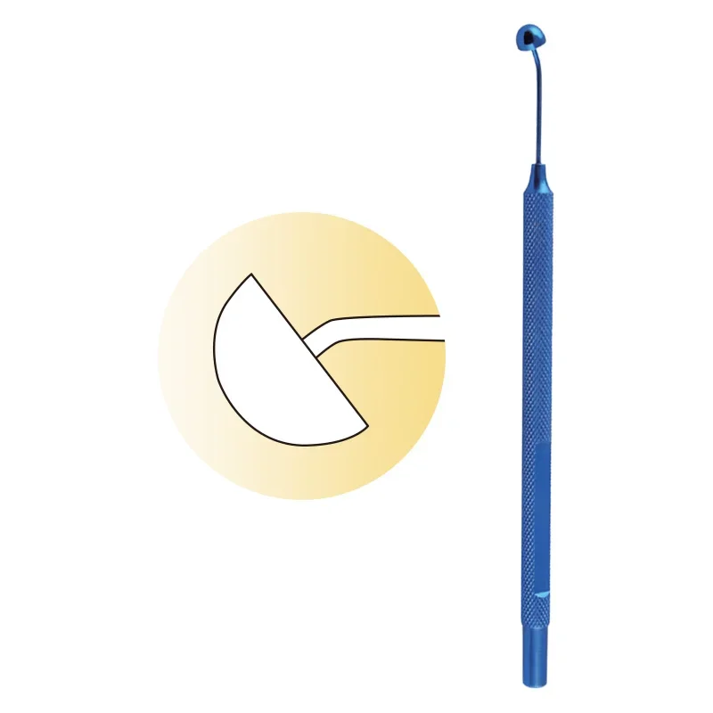 

GREATLH Офтальмологический клапан, более гладкий хирургический инструмент для изогнутых глаз, офтальмологический инструмент