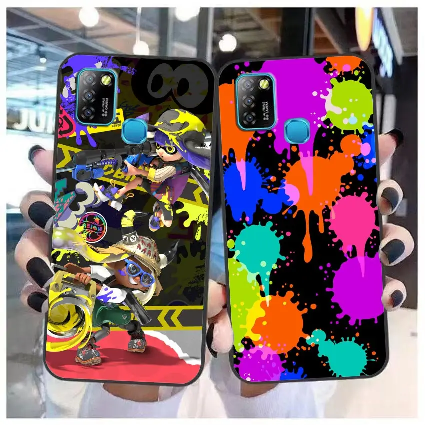 HOT Game S-Splatoon Case For Infinix TECNO CAMON 19 16 ZERO X NEO 20 8 POVA 4 2 NEO2 NOTE 30 12 G96 11 10 8 8I Case Funda Capa