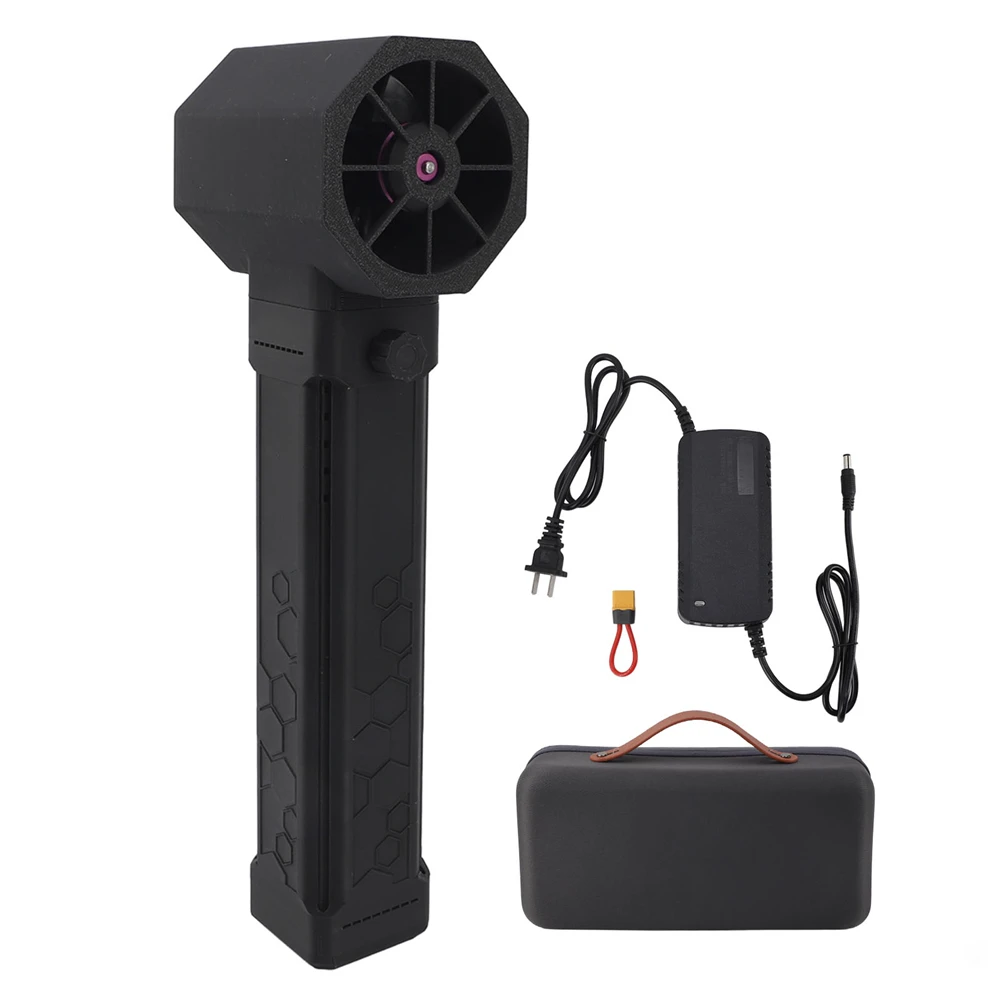 Turbo Jet Fan Handheld Powerful Air Blower LED Lighting Turbo Fan 64mm Brushless Motor Electric Duct Fan Thrust Blower