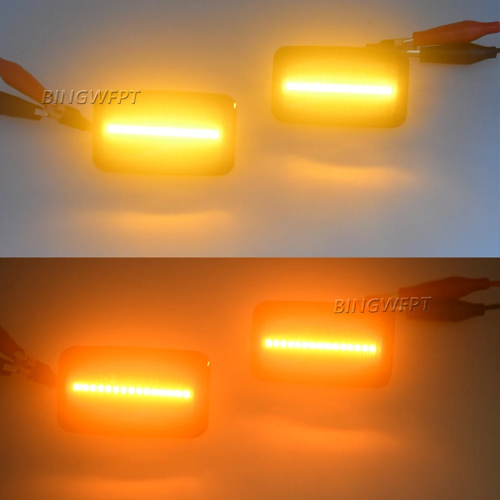 LED ديناميكية الجانب ماركر بدوره مصباح إشارة مصباح متسلسل 2 قطعة لأودي A6 S6 100 C3 C4 200 80 90 B2/B3/B4 كوبيه Porshce 911 VW #5