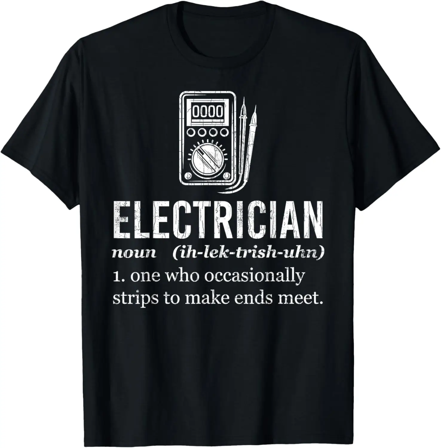 Electrician Funny Definition Graphic T-Shirt