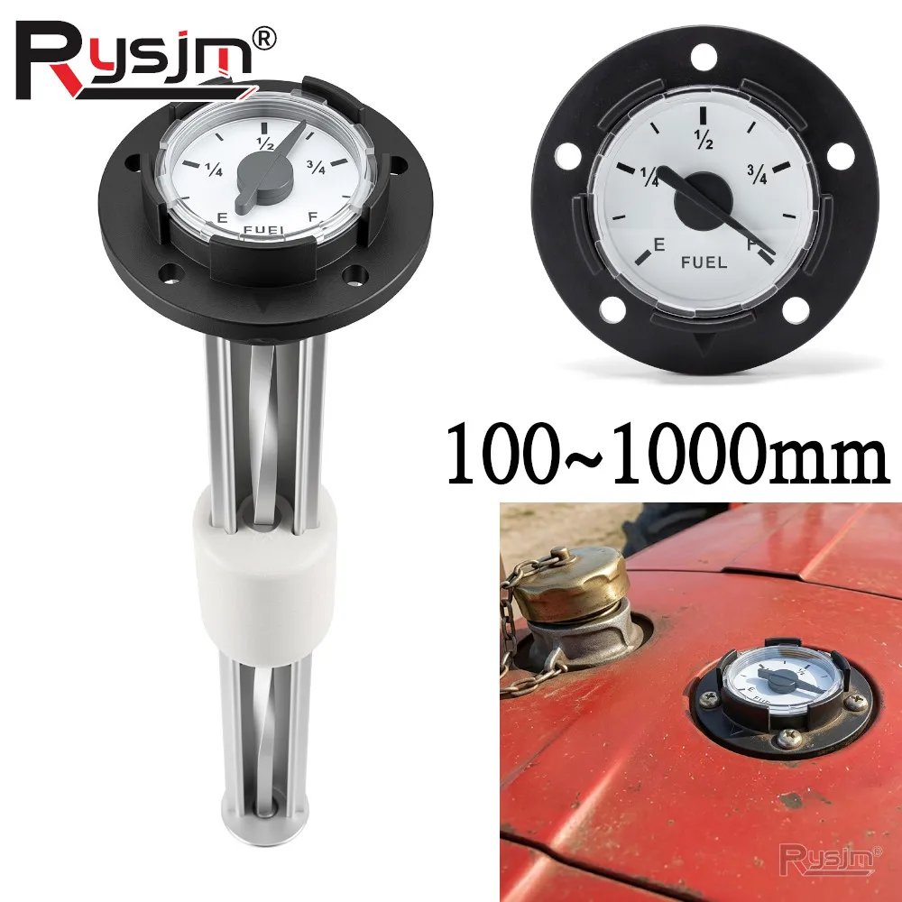New Convenient Replacement Fuel Level Gauge + Sensor Precise Level Meter For Diesel Float Level Sensor 150/200/250/300/500mm