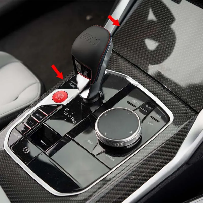 For BMW New 3 4 Series G20 G21 G22 I3 I4 Facelift 2022 2023 Car Center Console Dashboard Side Gear Panel Trim Dry Carbon Fiber