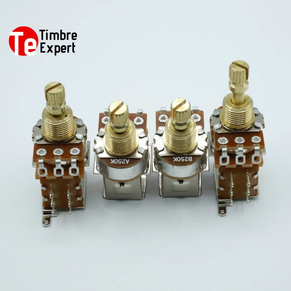 

1Pcs 15/18mm Full Copper Electric Guitar Push-Push Potentiometer Selector Suitable for Electric Guitar Accessories Switch