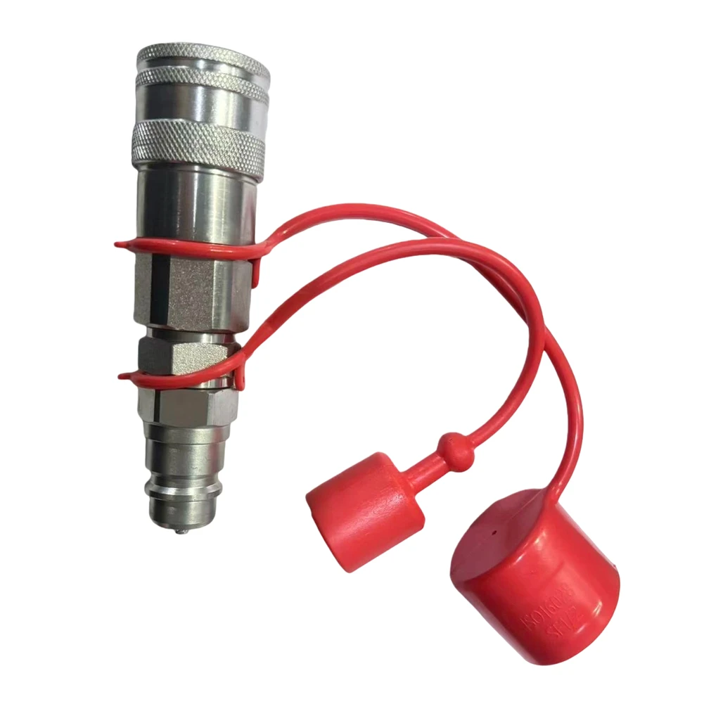 Flat face hydraulic quick connectors 1 2 inch for agricultural machinery offering long for service life and easy use