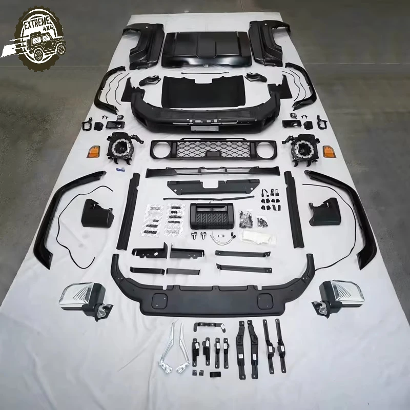 

Maictop 1:1 Upgrade Kit Front Bumper Body Kits for Land Cruiser LC79 LC78 LC76 Upgrade to New Model 2024 LC71