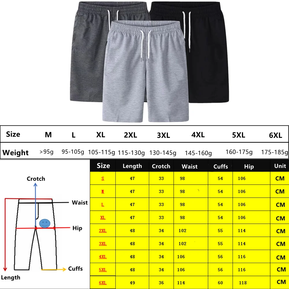 Bolso esportivo masculino calça curta com cordão sólido shorts de praia, algodão macio, calça fina, moletom solto, roupa esportiva de verão