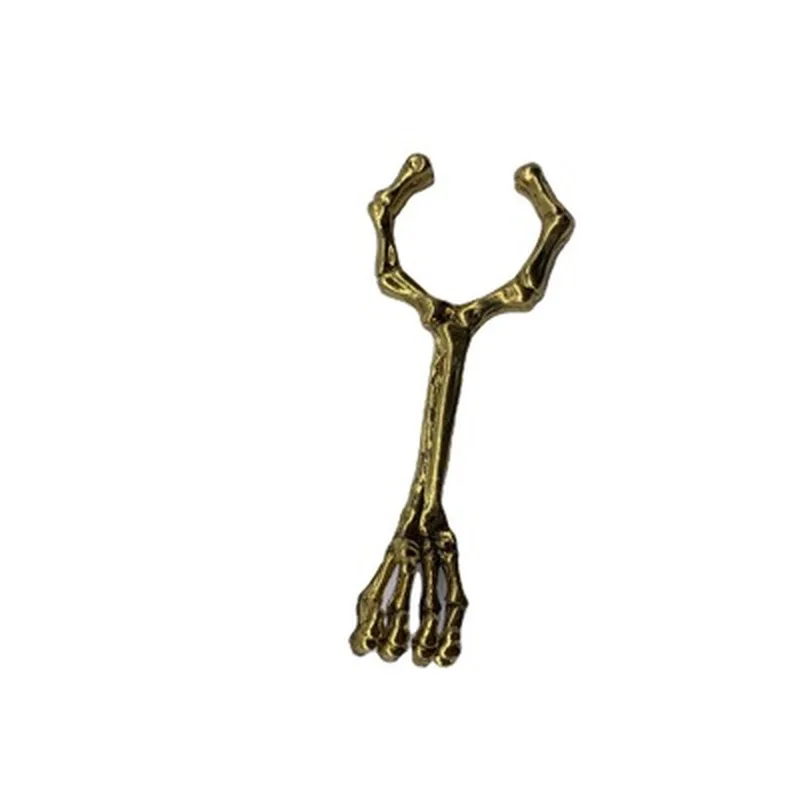 2022 NEUE Stil Hand Knochen Rauchen Ring Personalisierte Ring Zigarette Halter Starke Rauch Zigarette Halter Halter Schädel Muster