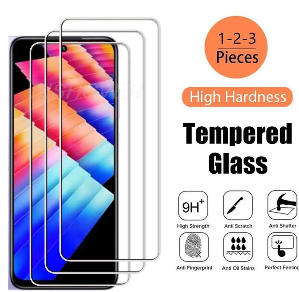 

Tempered Glass For Infinix Hot 30 Play NFC X6835B 6.82" 2023 Hot 30 Play X6835 Screen Protective Protector Phone Cover Film