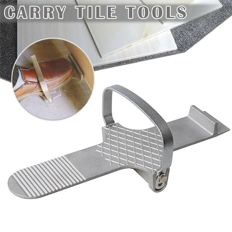 Board Glass Lifting Foot Buckle Door Tile Anti Slip Alloy Lifting Drywall Plaster Sheet Operate Lifting Tool