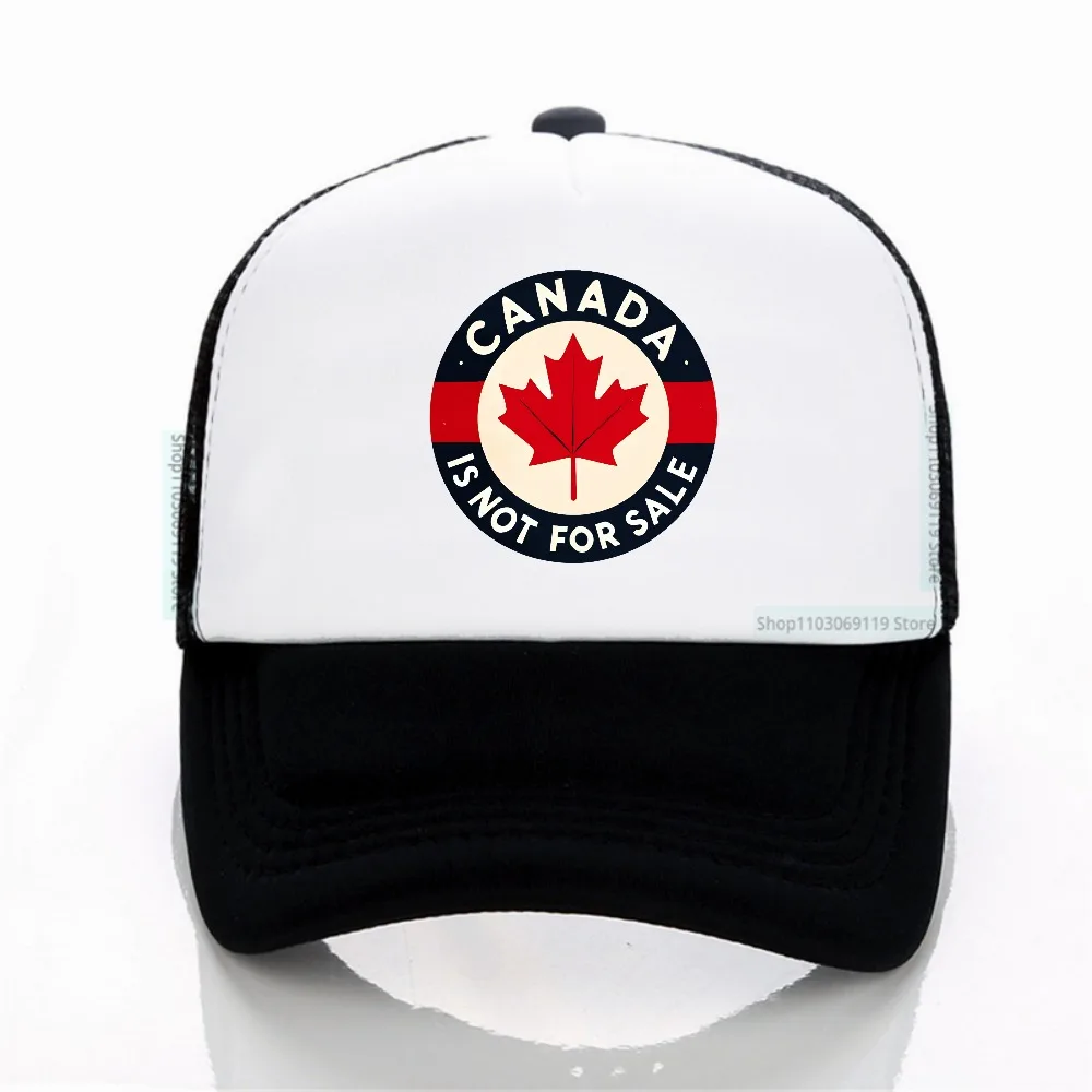 

funny Canada is Not for sale Print Baseball Net Caps Unisex Adjustable Casual Hats Spring and Summer Outdoor Sunscreen Hat