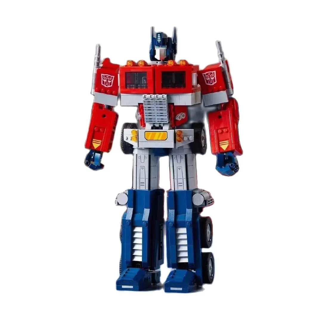 New 1580PCS Creative Expert Optimus Prime Building Blocks 10302 Auto Robot Truck MOC Assemble Bricks Toy Gift For Children Kids