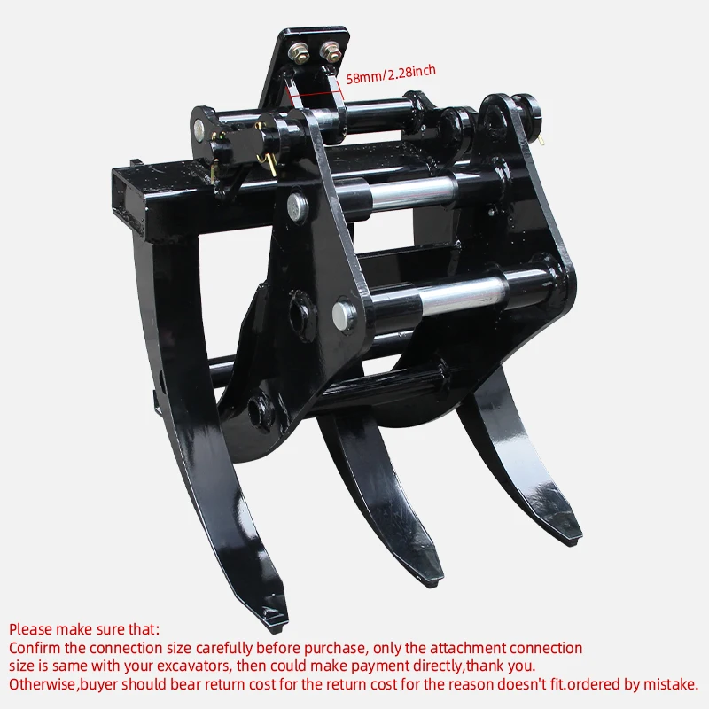 الولايات المتحدة MACHPRO 1 طن حفارة صغيرة الهيدروليكية الإبهام قبضة أشعل النار مرفق الصناعية الصف التجارية المنزلية البلدية في الهواء الطلق