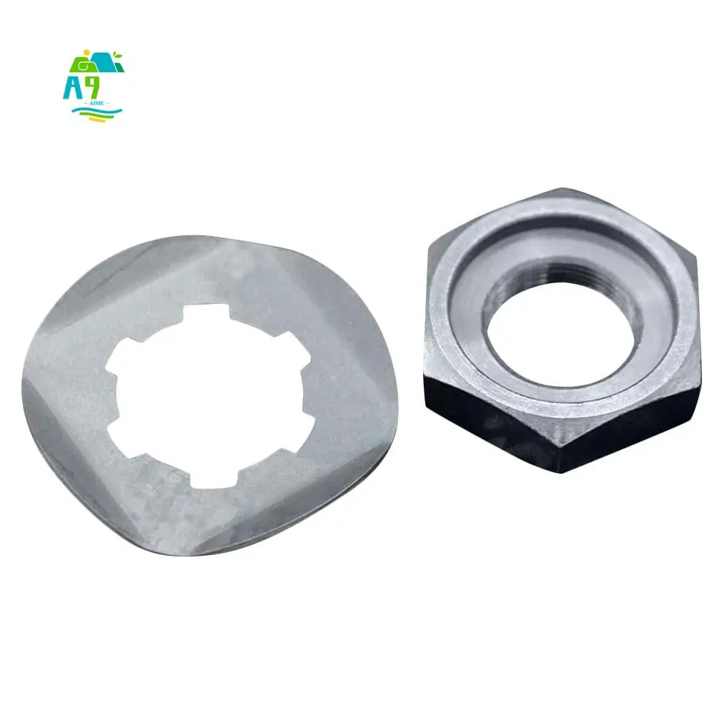 A09E-For Yamaha Banshee YFZ350 YZF600R FZS 600 Front Sprocket Nut Lock Washer 90179-18020-00/90215-21239-00
