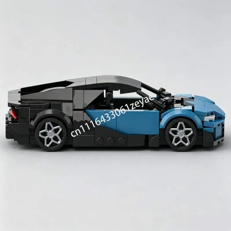 

NEW 343Parts Luxury Sports Hypercar Model Custom Puzzle Building Blocks Diy Assembly Sports Vehicle Toy Gift Collection Display