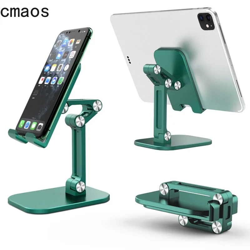 Support de bureau pliable pour téléphone portable, support réglable pour smartphone, iPhone, iPad, tablette, table flexible, 3 spams