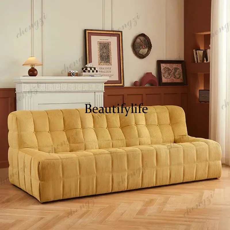 BBB Oversized Black Vacuum Compressed Sofa Minimalist Nordic Modern Living Room Sofas Lounge Lazy Woonkamerbanken