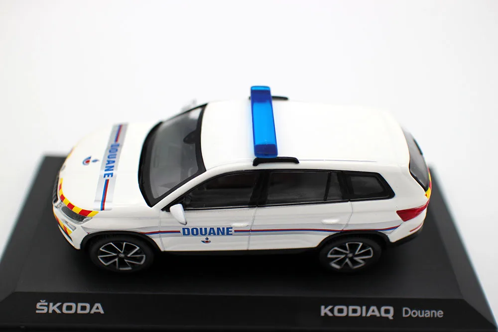 NorRev Model 1:43 Skodaa KODIAQ Douane Police-car Diecast Alloy Toys for collection gift