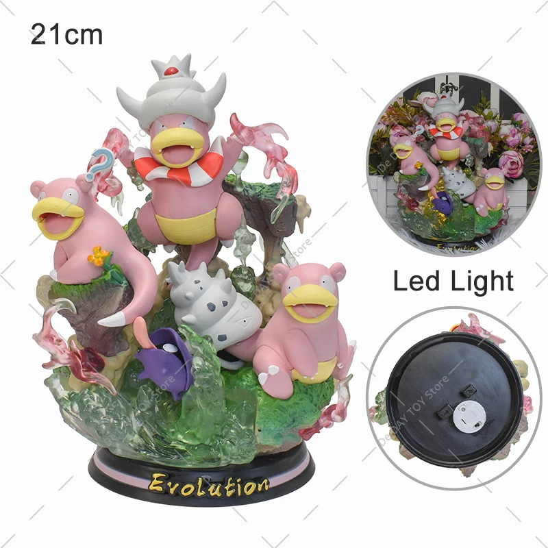 ポケモンアニメフィギュア,LEDライト付きPVCおもちゃ,特殊効果