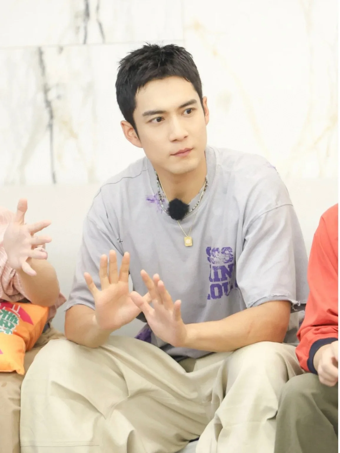 

Летний комплект Saint Louis fiti Distred Ink Splatter для пар: футболка с коротким рукавом и шорты, молодежный, свободный крой, хлопок, дышащий.