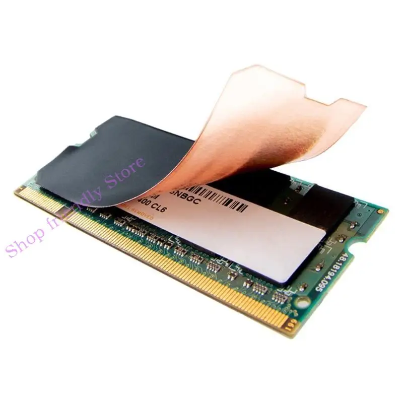 

594A Laptop Cooling Pad Heat Sink Cooling Heatsink Cover Copper Radiator