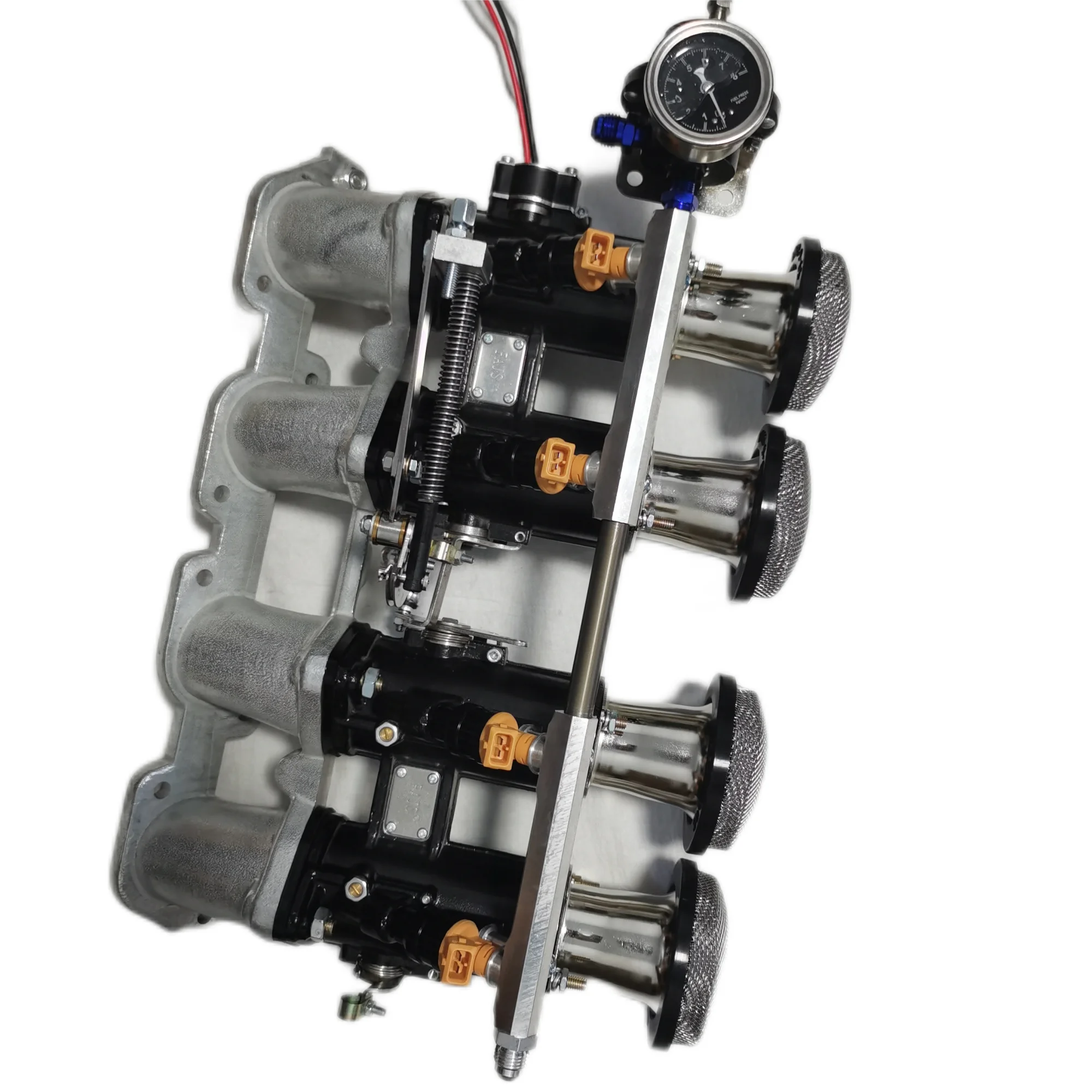 

NO TZ5-6B-2 55DCOE THROTTLE BODY CONVERSION KIT for RACING or CARBURETOR CONVERSION EFI BLACK