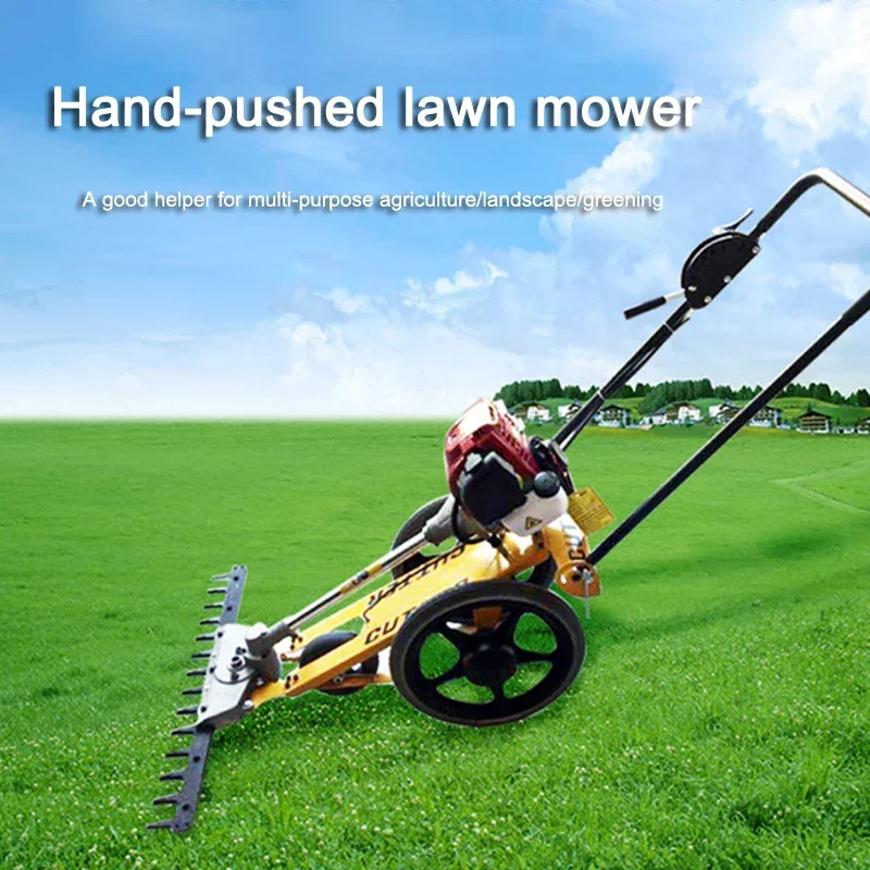 

Four-stroke Hand-pushed Lawn Mower Small Lawn Mower Opens Up Wasteland Garden Agricultural Lawn Mower