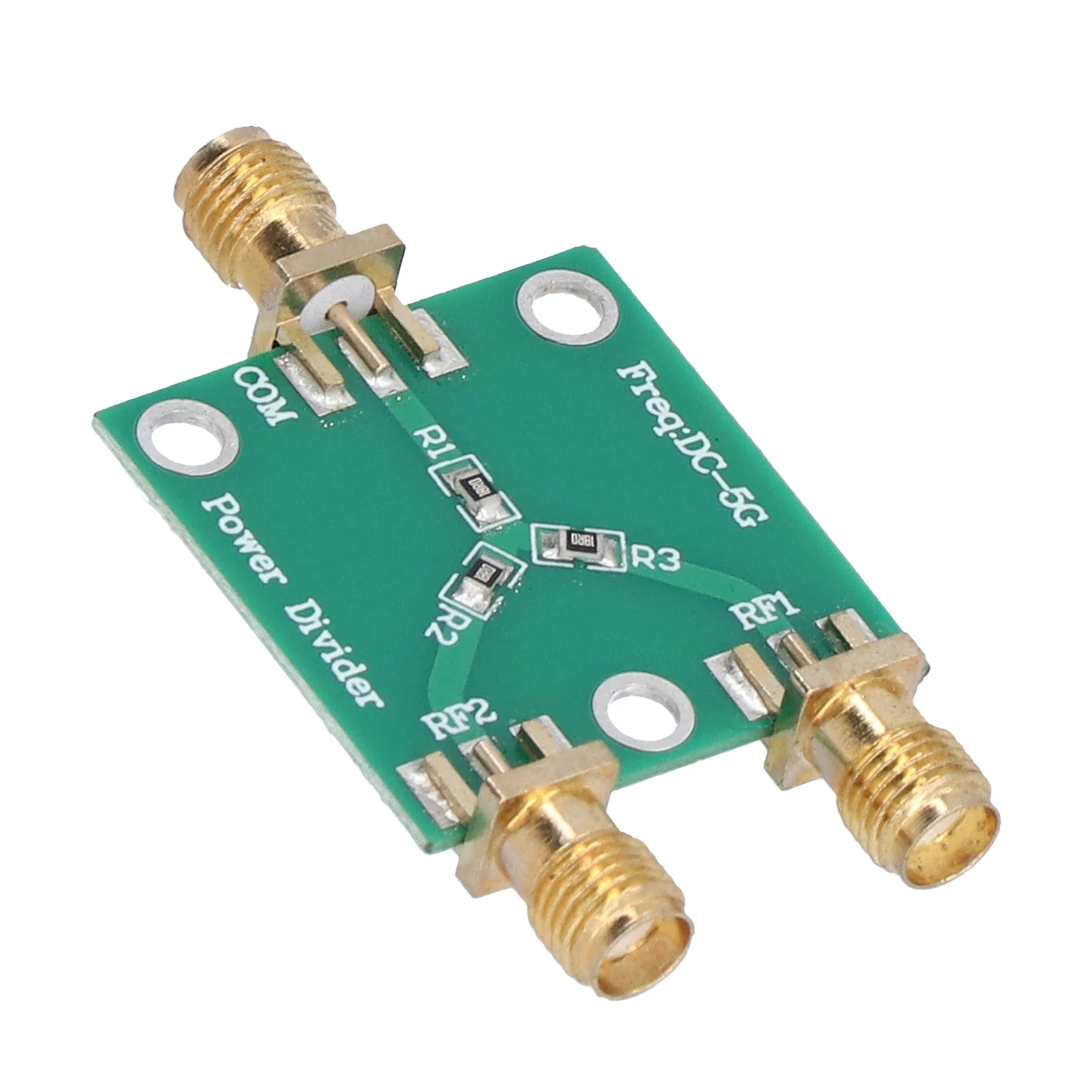 RF 2 Way Splitter Resistance Splitter Resistance Power Divider Module RF 2 Way Splitter Board Distributor ‑5GHz 6dB 0.5W