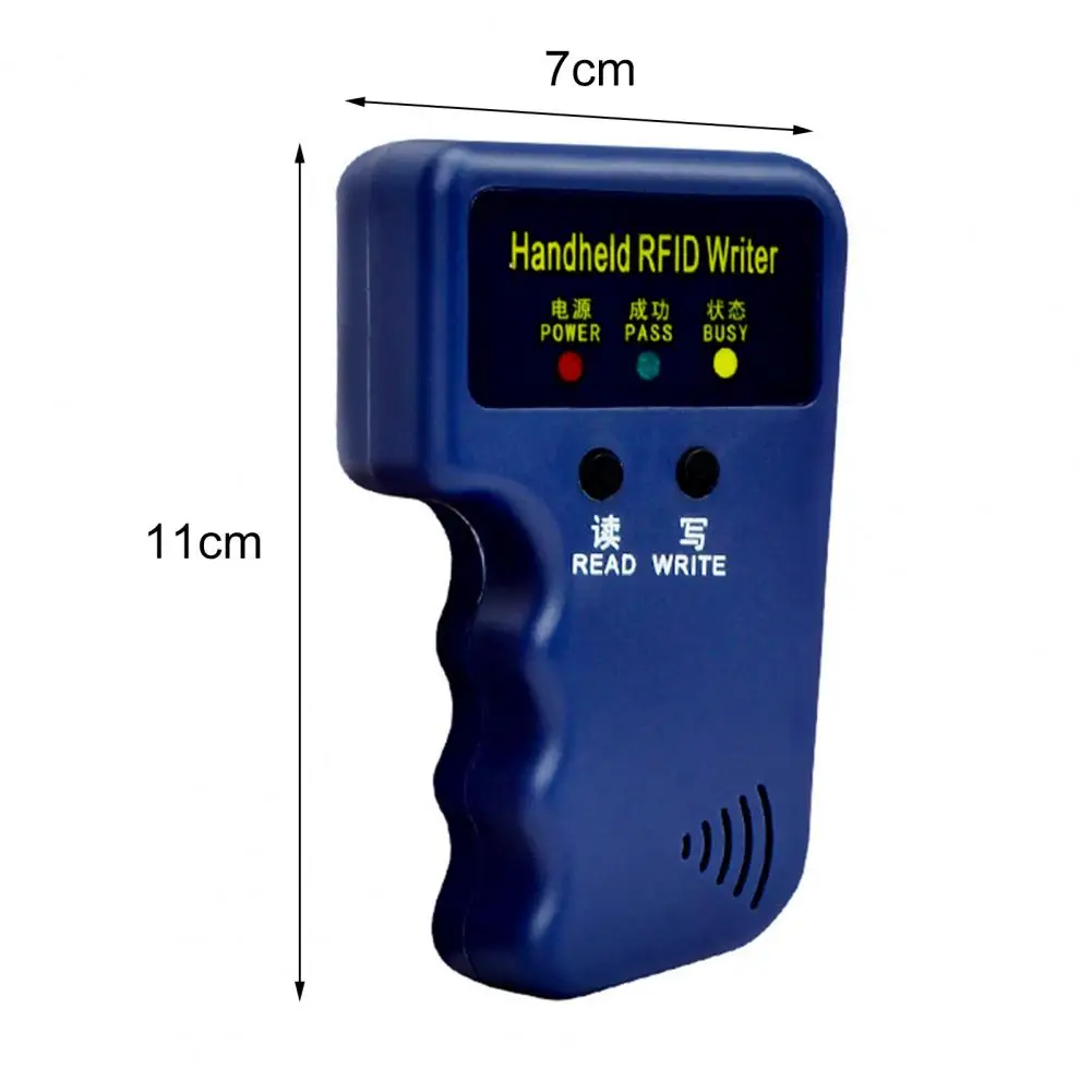 Lettore di schede RFID Scrittore Duplicatore di carte compatto e facile da usare Macchina per clonare carte d'identità 125khz a batteria Copiatrice di carte RFID