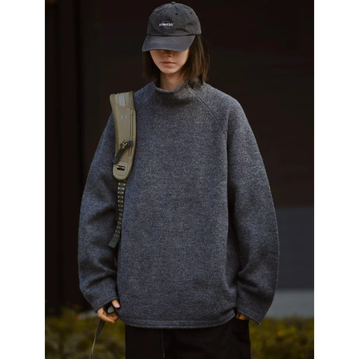 

Мужской модный базовый джемпер Slim Fit с круглым вырезом, осенне-зимняя новинка, элегантный повседневный стиль, мягкий материал