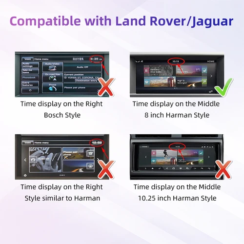 Imagen 2 del producto Kit de Actualización Inalámbrico CarPlay y Android Auto de Ezonetronics para Land Rover, Jaguar, Range Rover, Evoque, Discovery, XE, XFL, F-Type