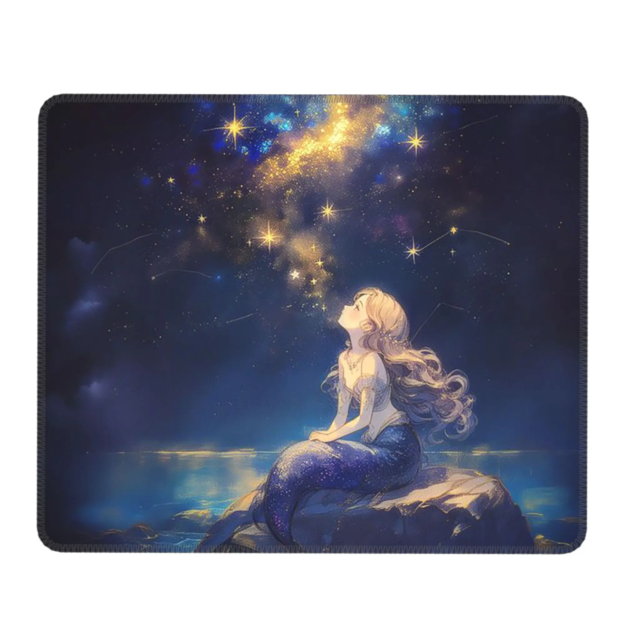 Vibrant Mermaid Design Mouse Pad Computer Keyboard Mouse Mat Gamer PC Laptop Desk Mat Office Table Mats