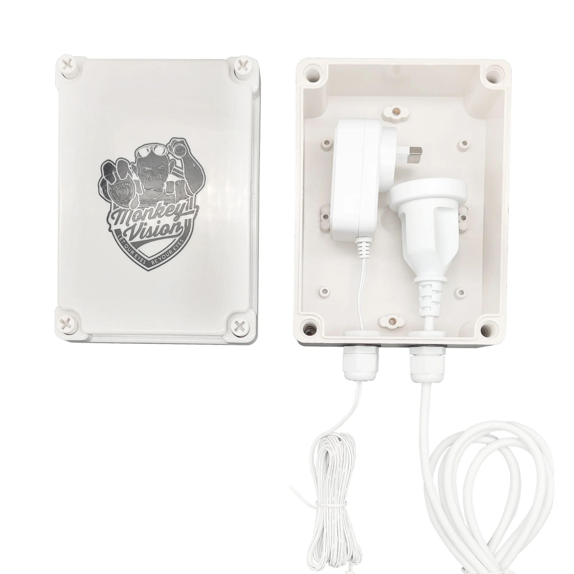 DC 12V2A Power Adapte charger Supply Output Interface 5.5*2.1mm With Security Outoor Waterproof Box Cartoon Pattern 3M AU Plug