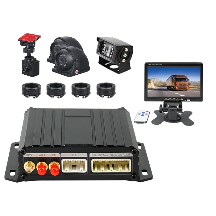 Cameras Mdvr Video Monitoring Dvr Kit 4ch 720p 3g Sd Mobile Car Mdvr Gps 4g Wifi Camera System Mobile Dvr