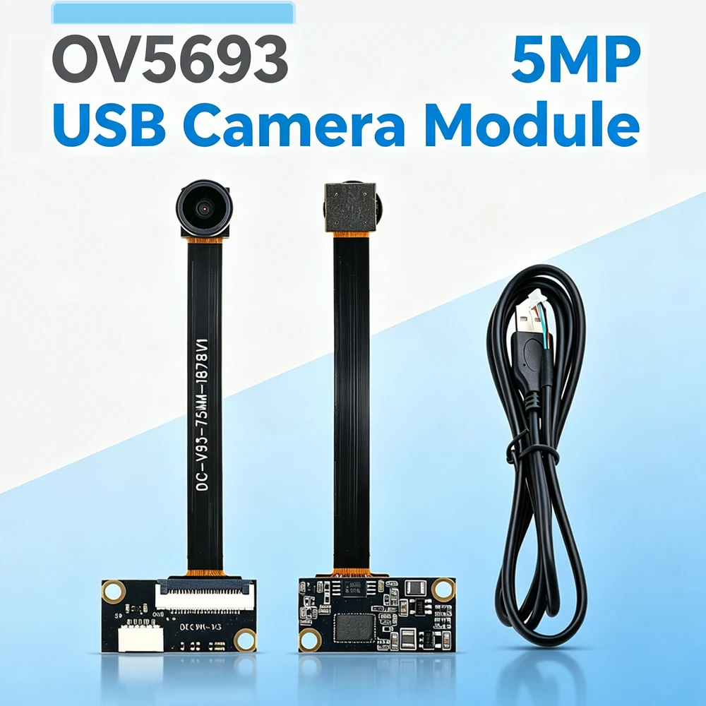 OV5693 USB Camera Module HD 5MP 2952*1944 1080P Auto Focus 30 75 120 160 Degrees UVC Drive-free to 5Pin USB for Android WIN