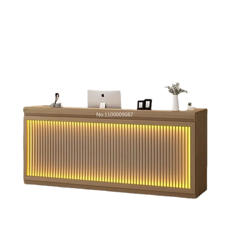 Atmospheric luxury cash register simple Chinese restaurant bar health center beauty salon front desk reception  podium stand