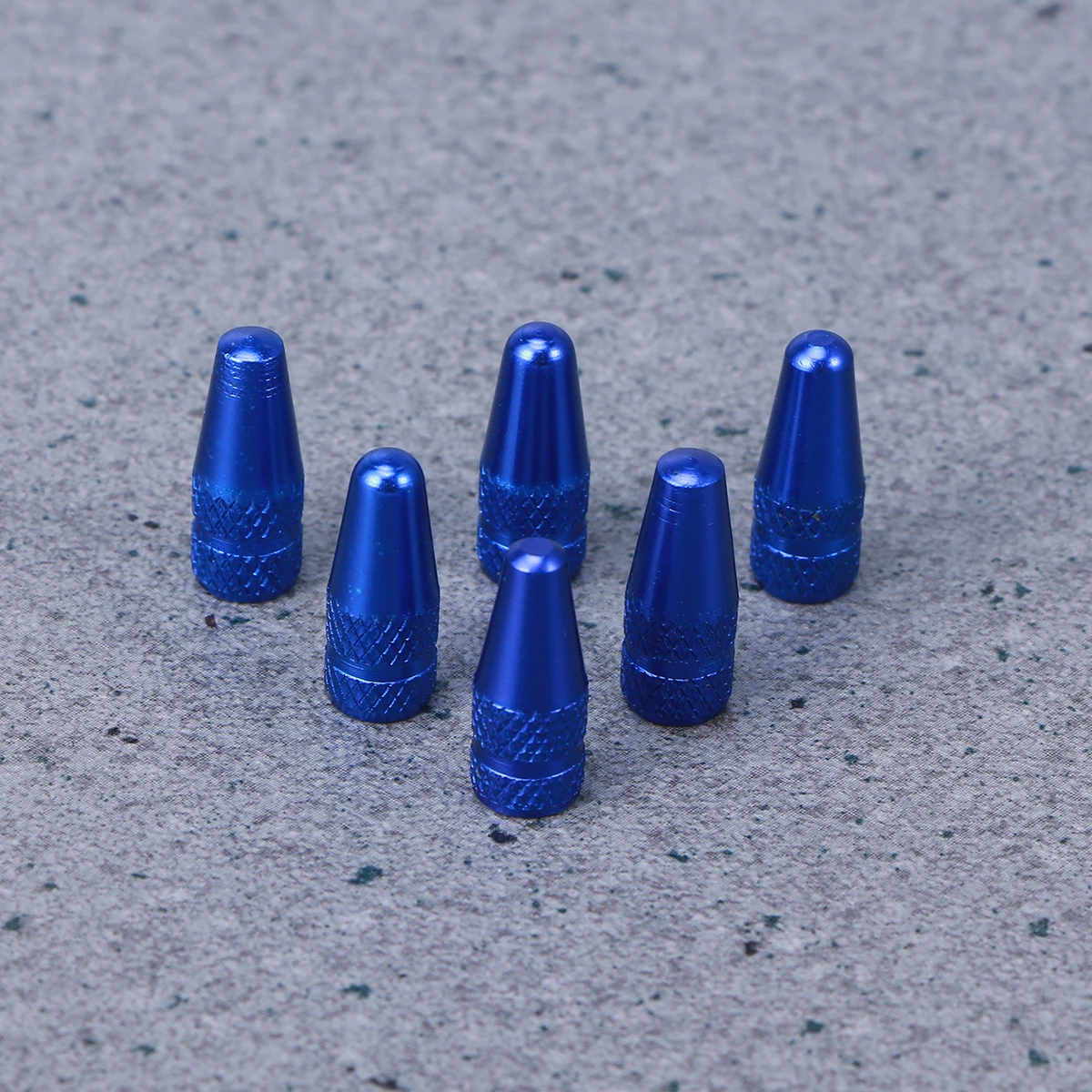 

6 Pcs Valve Cap Fits Mountain Bike Tire Caps Air Gas Orange Bicycle Dust Cover Covers French Flat