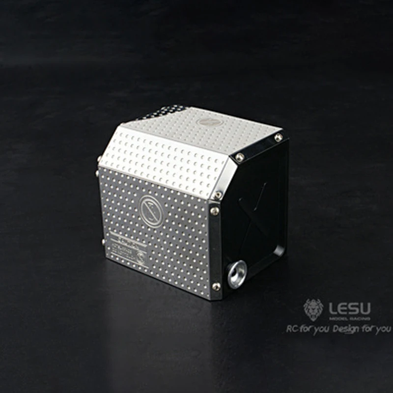 LESU G-6053-A B C D Simulation métallique réservoir d'échappement universel Tamiya 1/14 camion de Traction mise à niveau Modification pièces de décoration